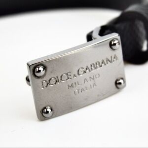 Dolce & Gabbana Leather Bracelet Unisex